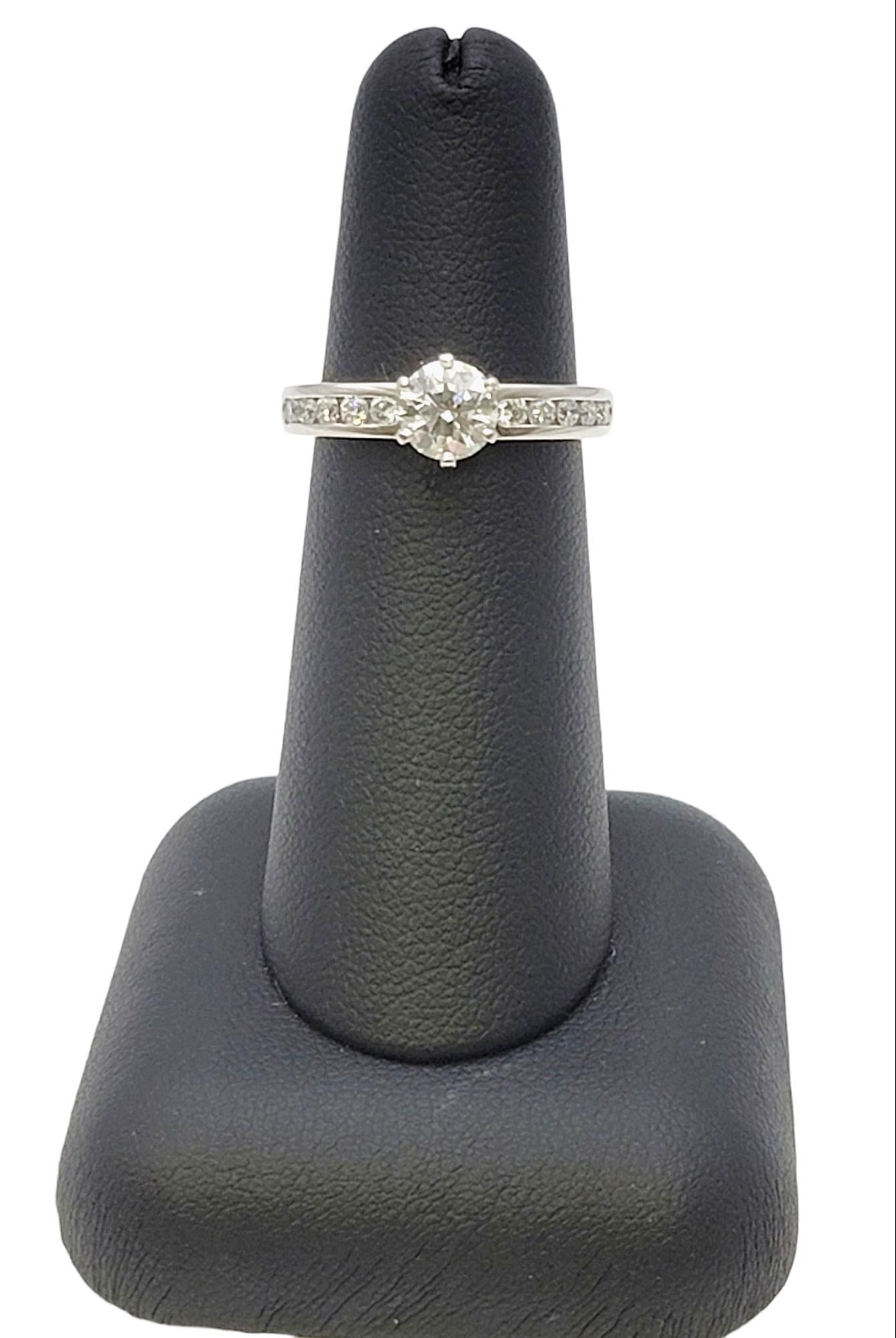 Tiffany & Co. Round Diamond Solitaire Platinum Engagement Ring .73 Center G VVS2 6