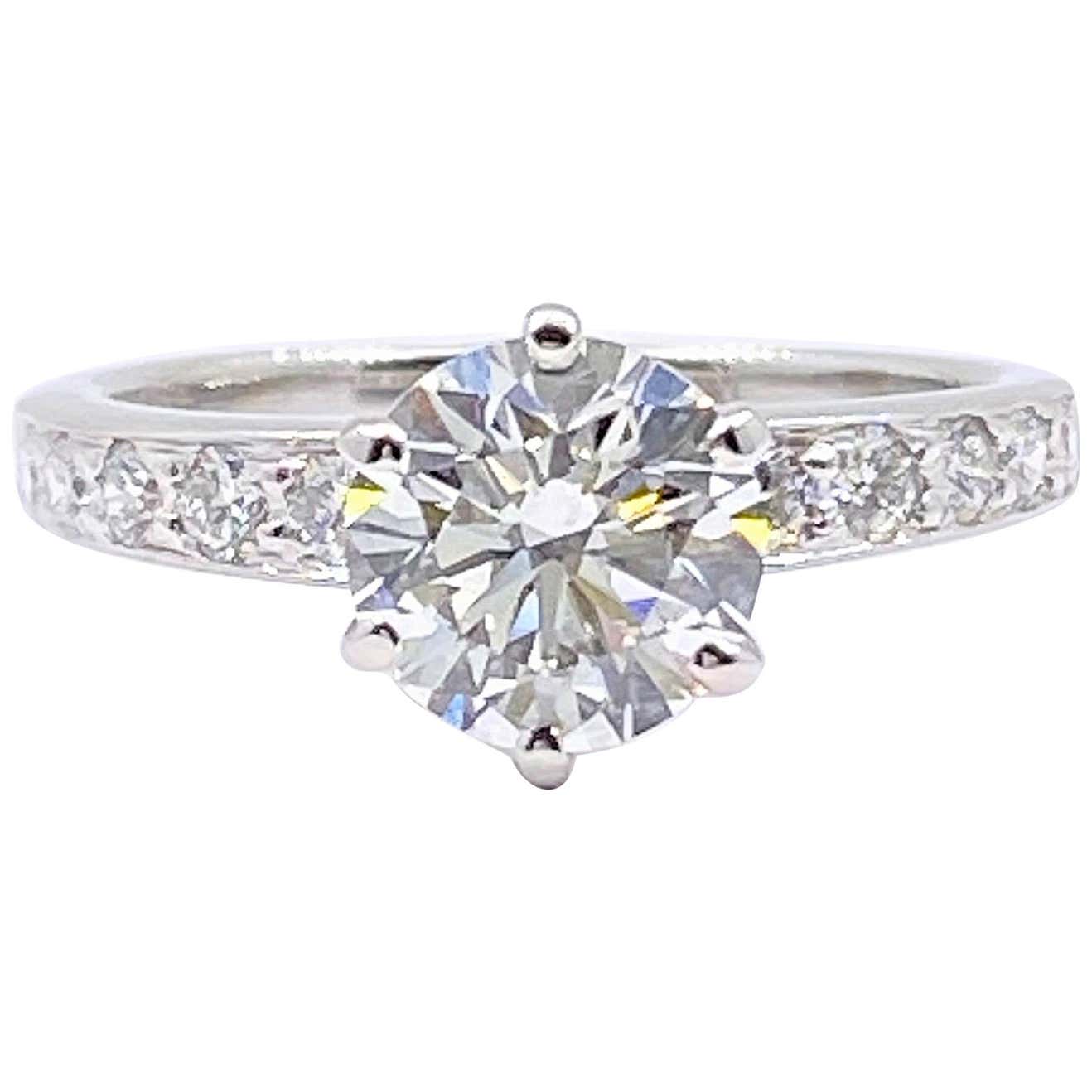 Tiffany channel set engagement ring Clearance