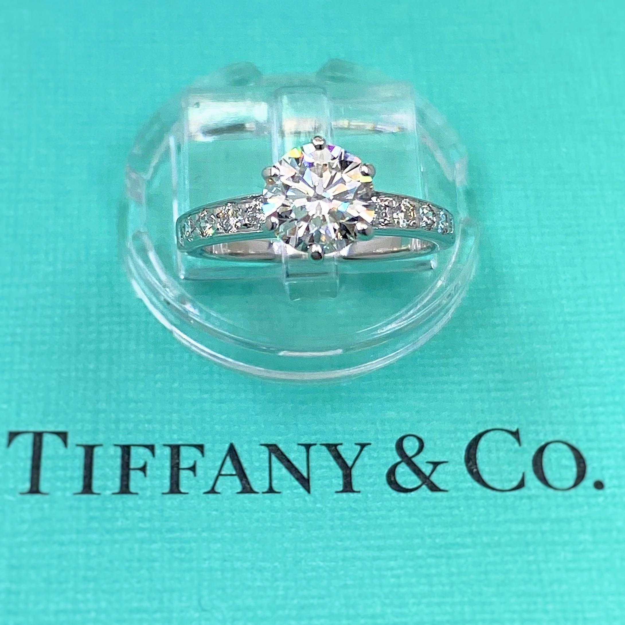 tiffany channel set engagement ring