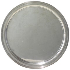 Tiffany & Co. Round Sterling Silver Tray