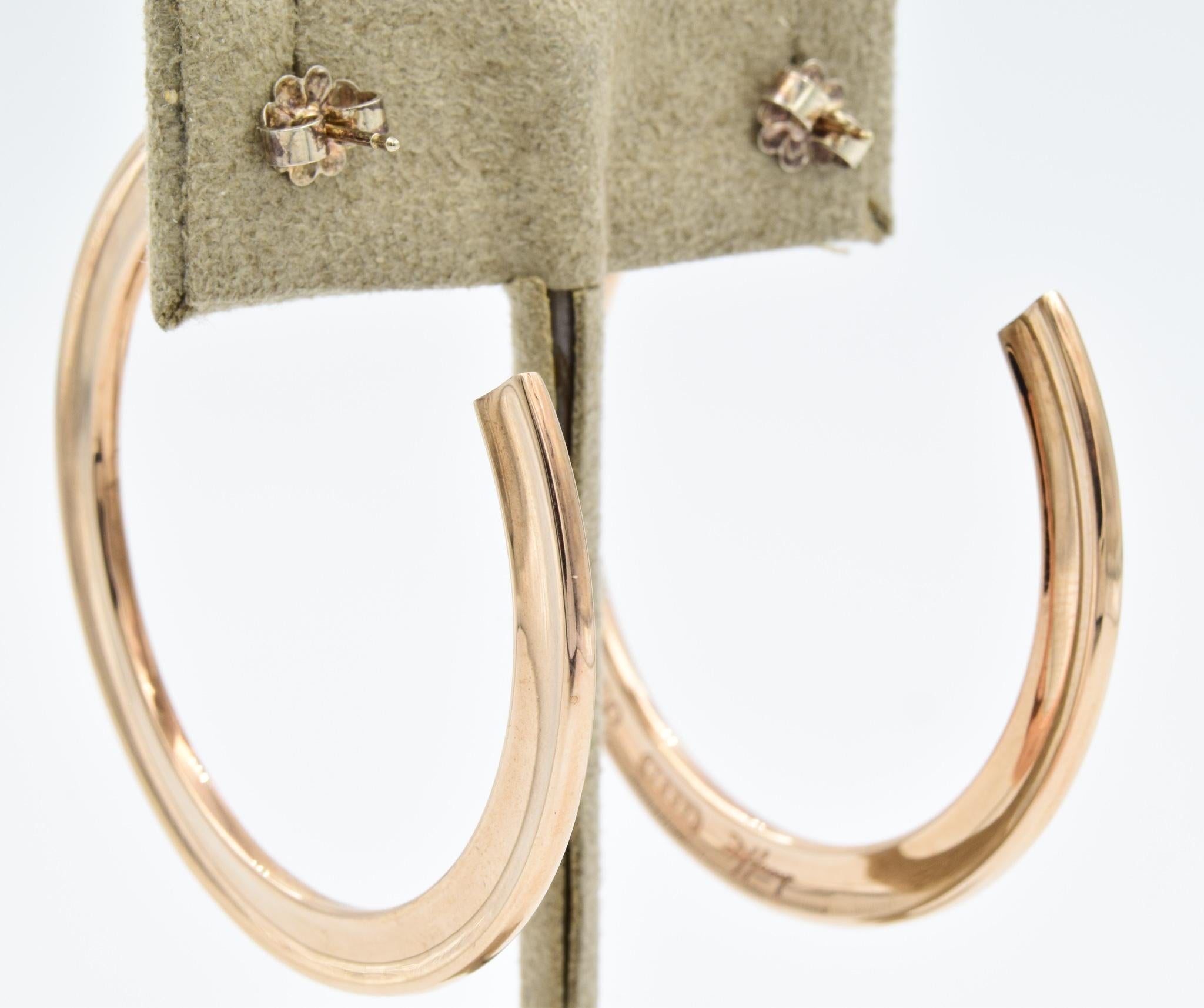 Tiffany & Co. Rubedo Hoop Earrings in Copper 2