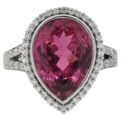 Tiffany & Co. Bague en rubellite et diamants