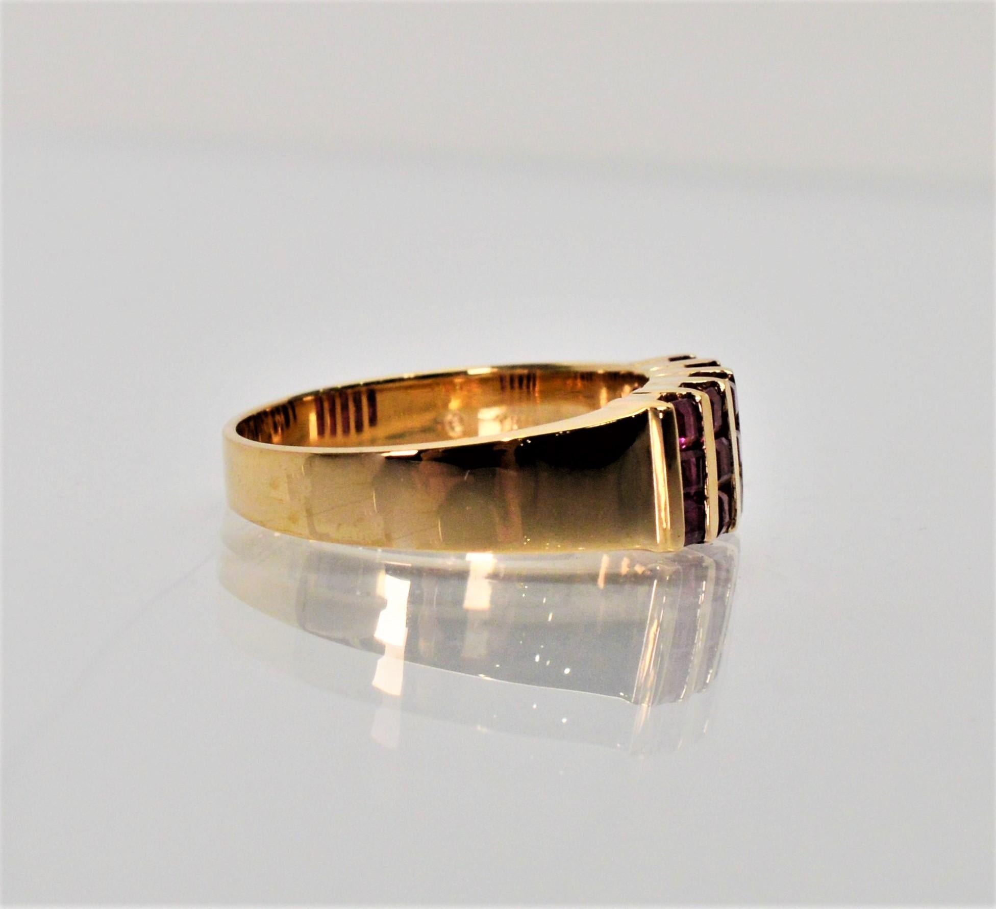 Women's Tiffany & Co. Ruby 14 Karat Yellow Gold Ring
