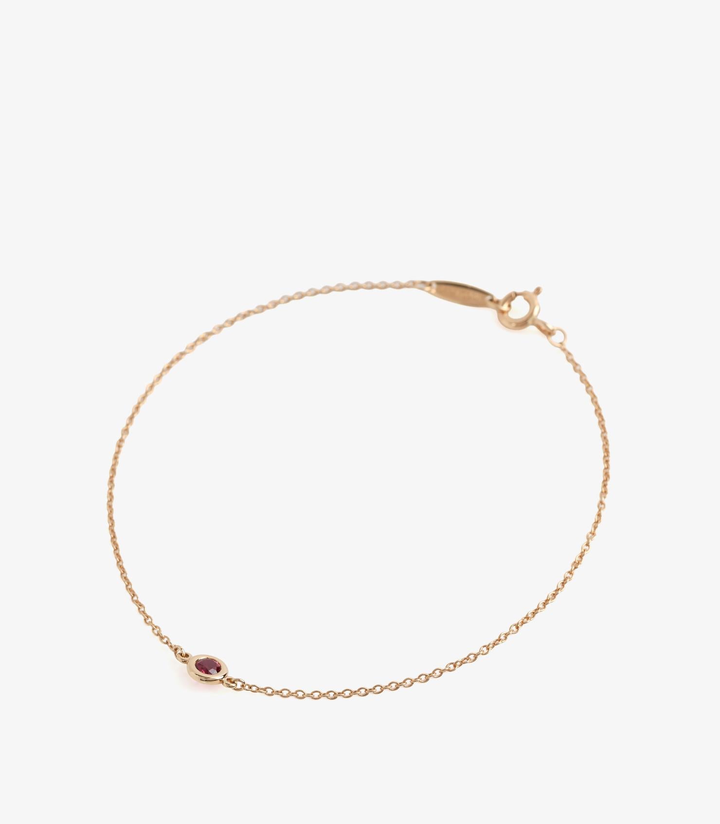 Tiffany & Co. Bracelet en or jaune 18ct Ruby Colour by the Yard

Détails du produit
Xupes Ref : J1600
Marque : Tiffany & Co.
Modèle :  Bracelet Colour by the Yard
Type : Bracelet
PRIX DE VENTE CONSEILLÉ : 1 175
Matière(s) : Or jaune