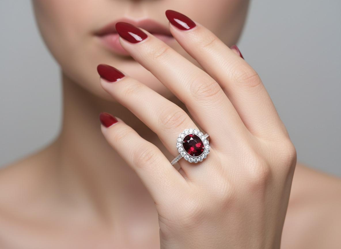 Tiffany & Co. Anello in platino con rubino e diamante

A. Stone: Rubino naturale del peso di 4,14 carati

Pietre laterali: Diamanti rotondi taglio brillante, peso totale 0,66 carati

Metal: Platino massiccio

Documentazione e