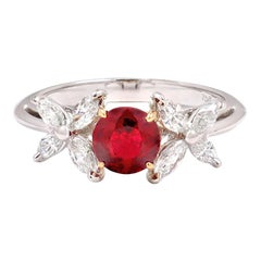 Tiffany & Co. Ruby and Diamond Victoria Ring