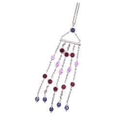 Tiffany & Co. Ruby and Sapphire Pendant
