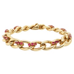 Tiffany & Co. Ruby Chain Link Bracelet Tiffany & Co. Ruby Chain Link Bracelet
