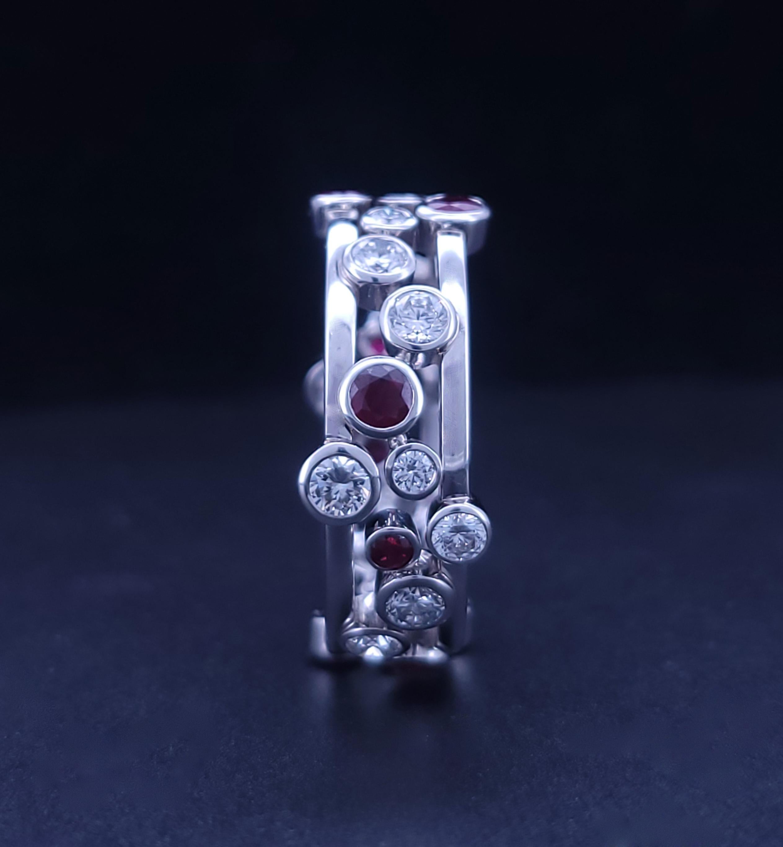 Marque Tiffany & co
Type d'anneau
Condition Pre-owned
Bague taille 9.25
Pierres, diamant, rubis
Couleur du diamant, pureté F-G, VS
Poids en carats 1,6ct
Métal 950 platine