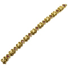 Tiffany & Co. Ruby Gold Bracelet
