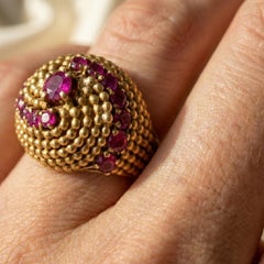 Tiffany & Co. Rubin-Gold-Ring
