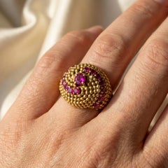 Tiffany & Co. Ruby Gold Ring