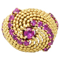 Tiffany & Co. Bague en or avec rubis
