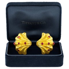 Tiffany & Co. Ruby-set Earrings