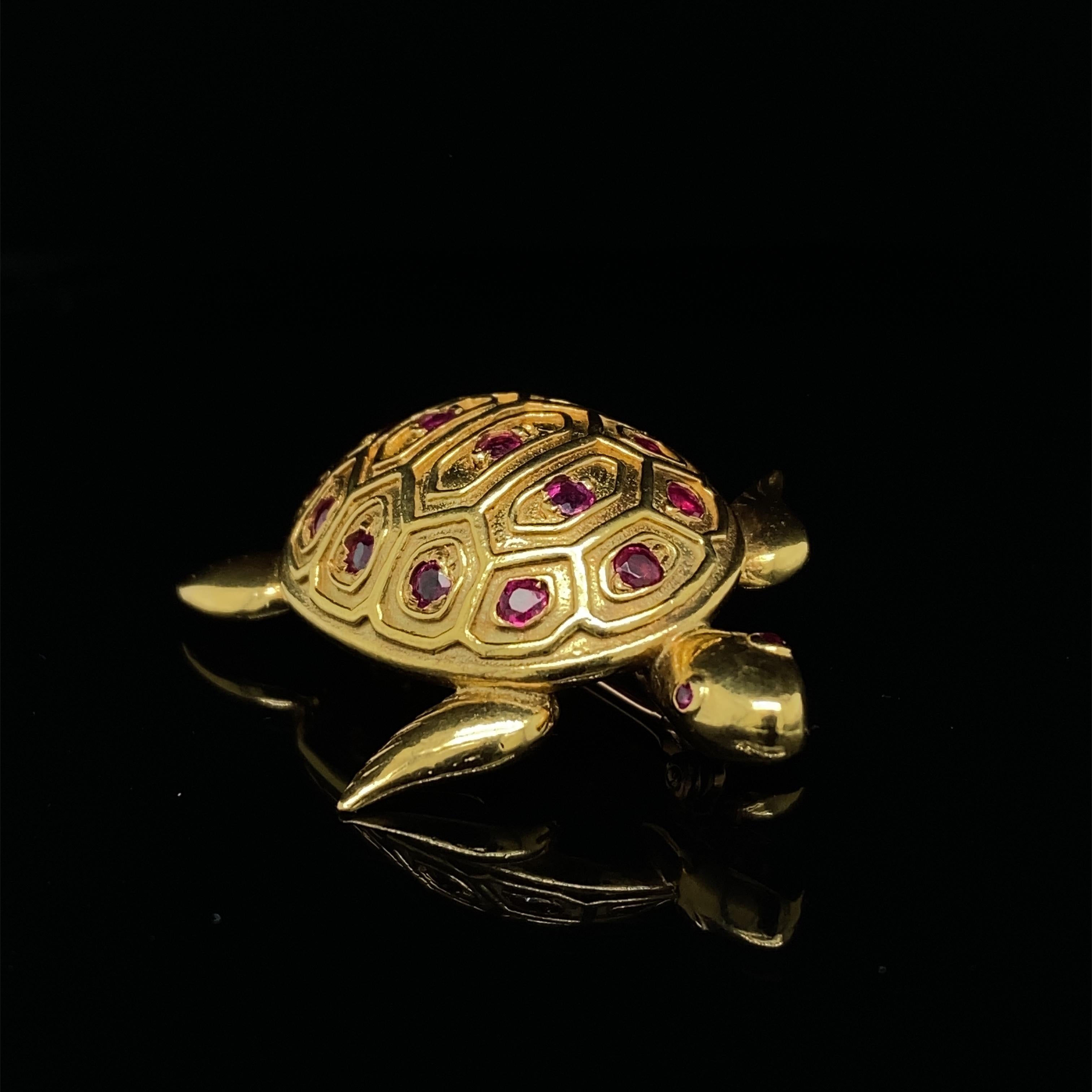 tiffany royal turtle 24k gold