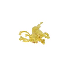 Tiffany & Co. Rudolf Reindeer Yellow Gold Brooch