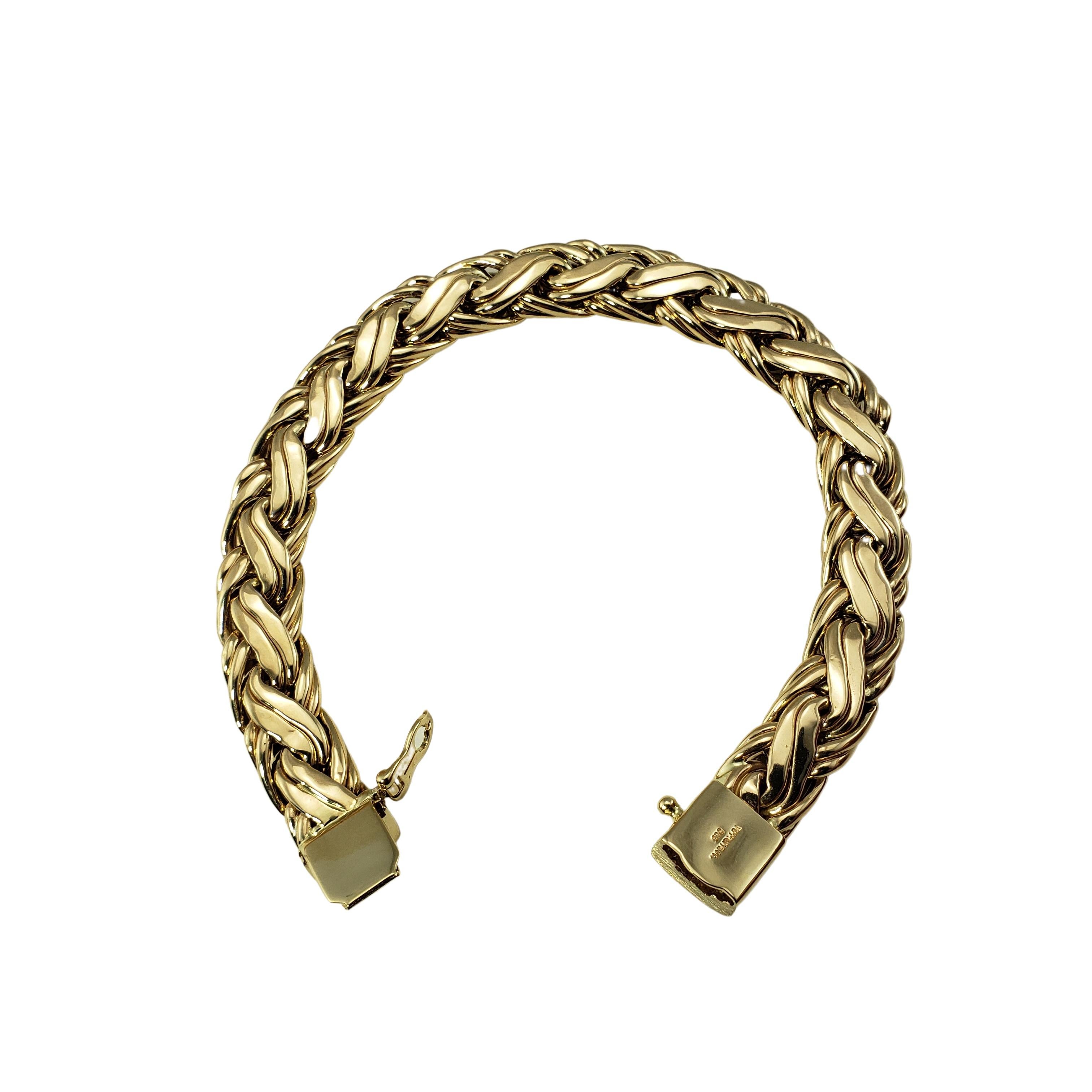 14 karat white gold bracelet