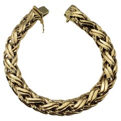 Tiffany & Co. Russian Weave 14 Karat Yellow Gold Bracelet