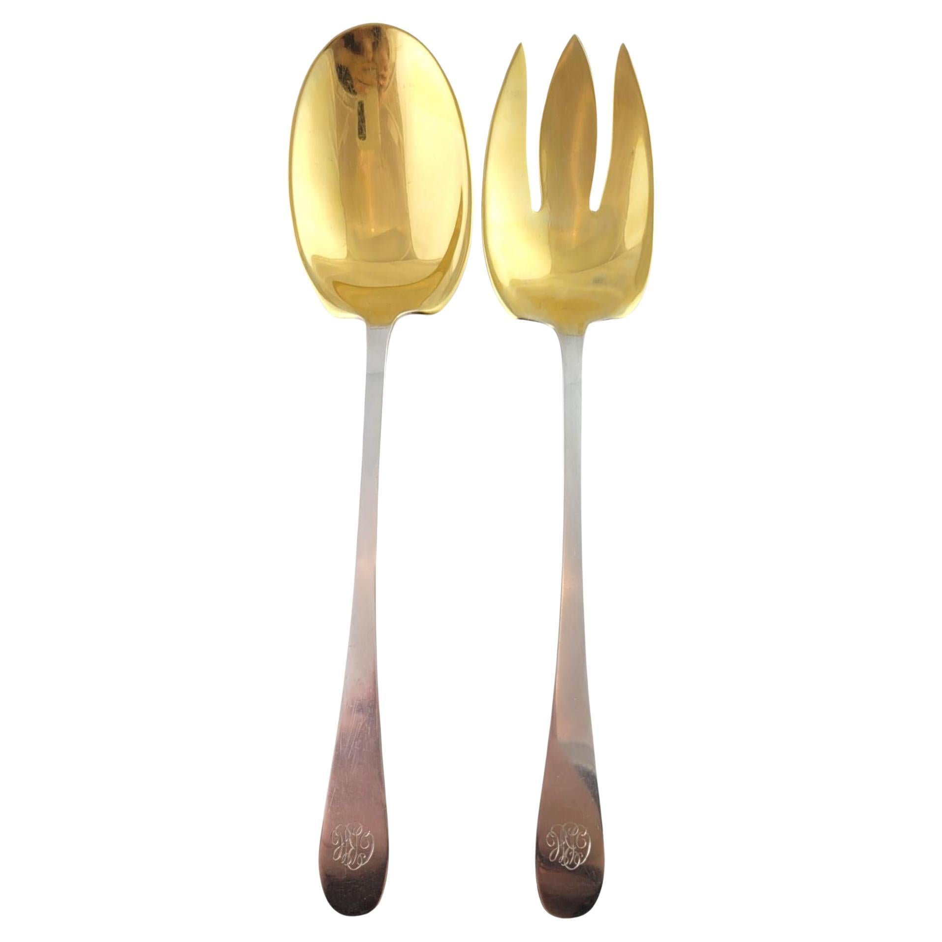 Tiffany & Co. Salem Sterling Silver Solid Oversized Serving Salad Set #18020