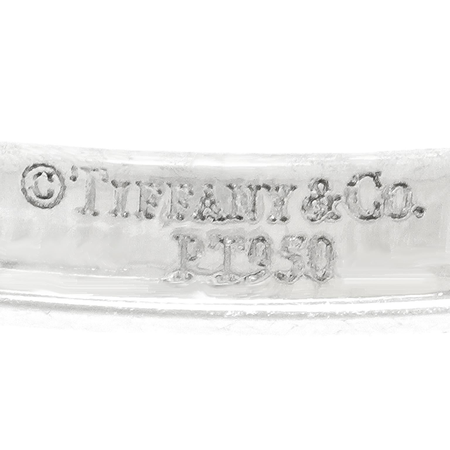 Tiffany & Co. Bague d'éternité saphir et diamant Unisexe en vente