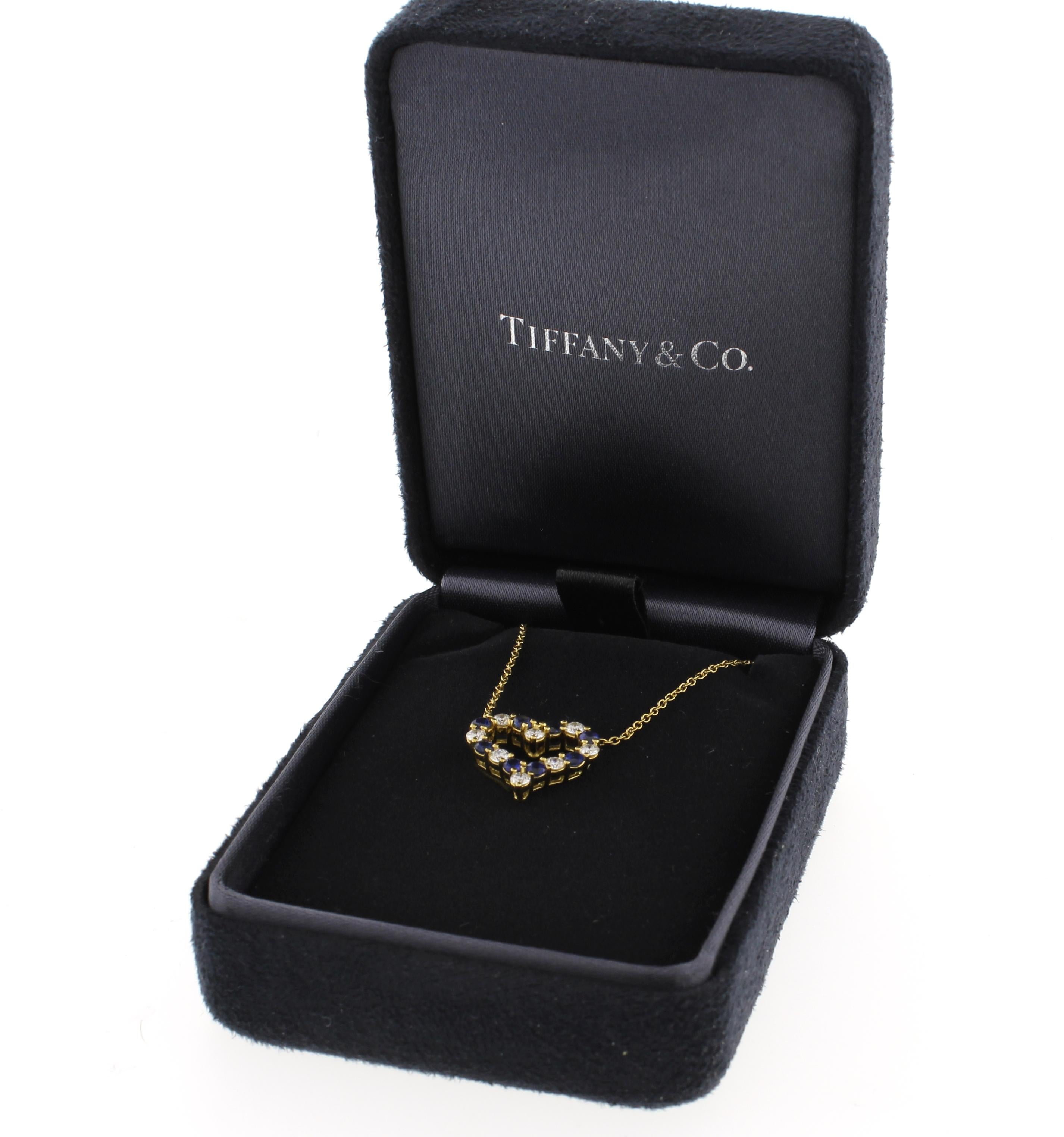 tiffany and co heart pendant