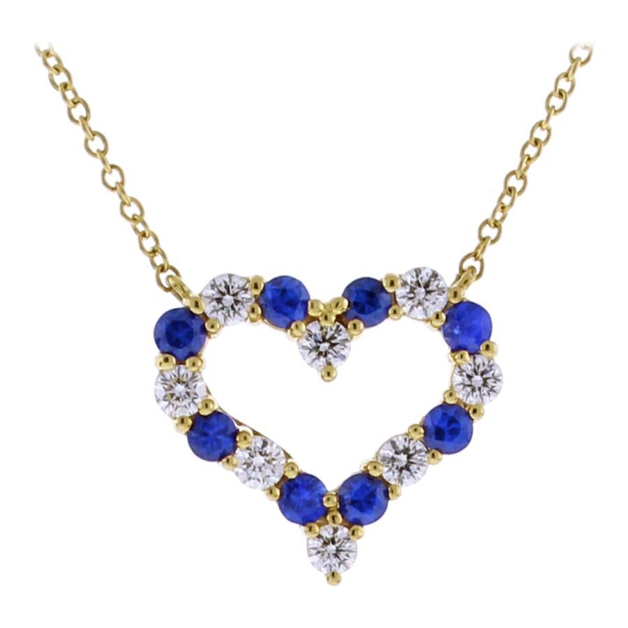 Tiffany & Co. Sapphire and Diamond Pendant