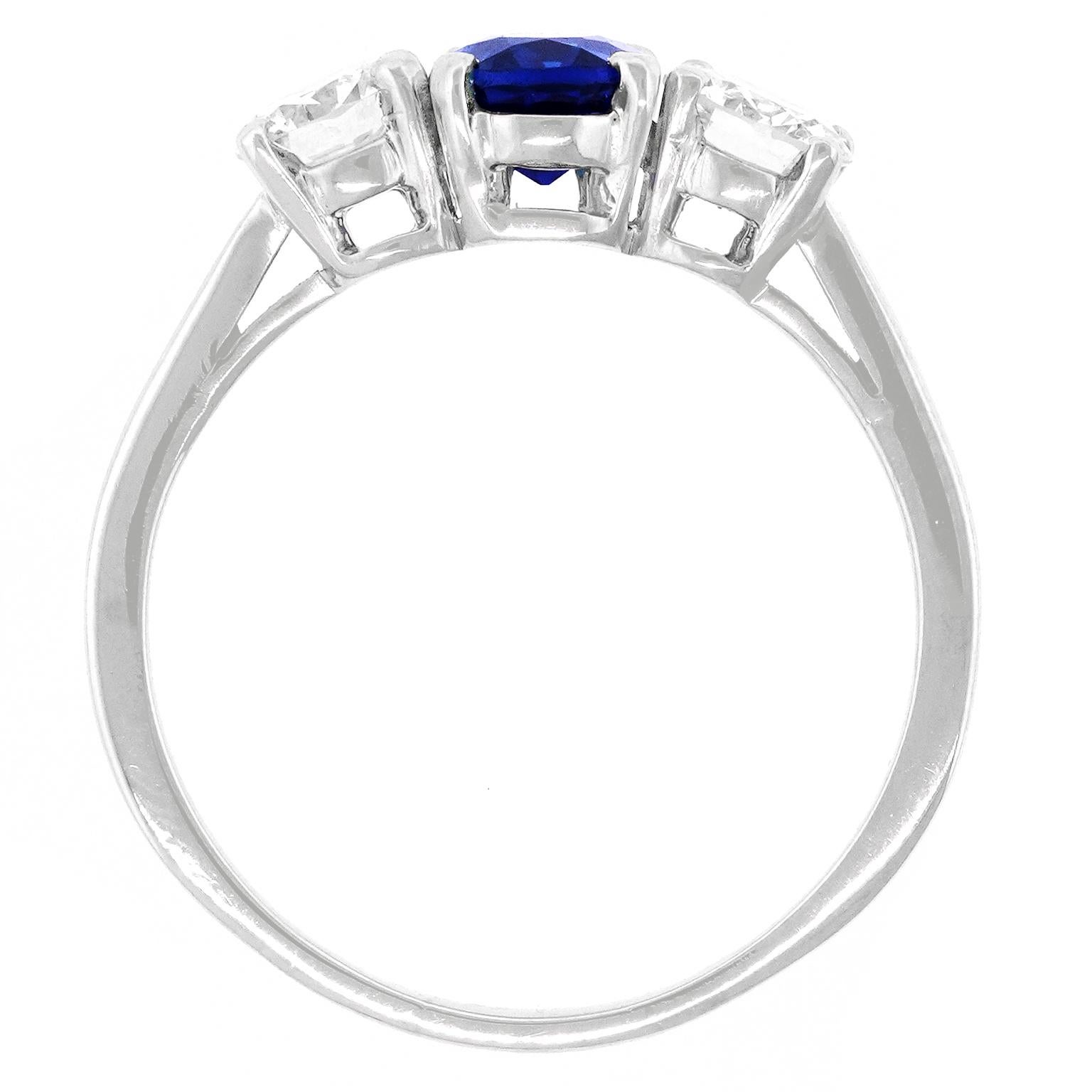 Tiffany & Co. Sapphire and Diamond Ring 1