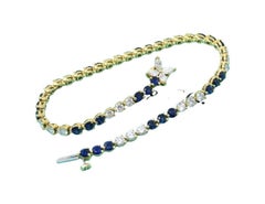 Tiffany & Co. sapphire diamond bracelet