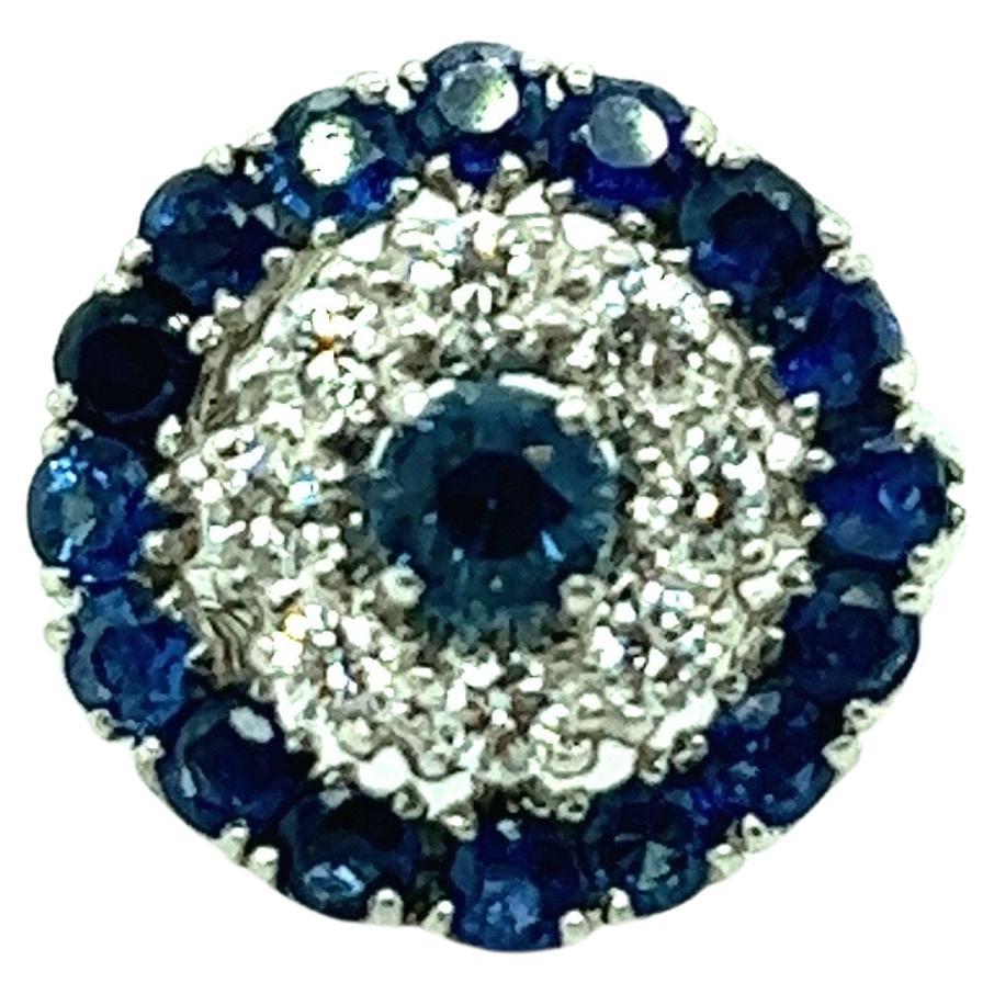 Tiffany & Co. Sapphire Diamond Ring For Sale