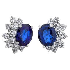 Tiffany & Co. Sapphire Earrings, 8.00 Carats