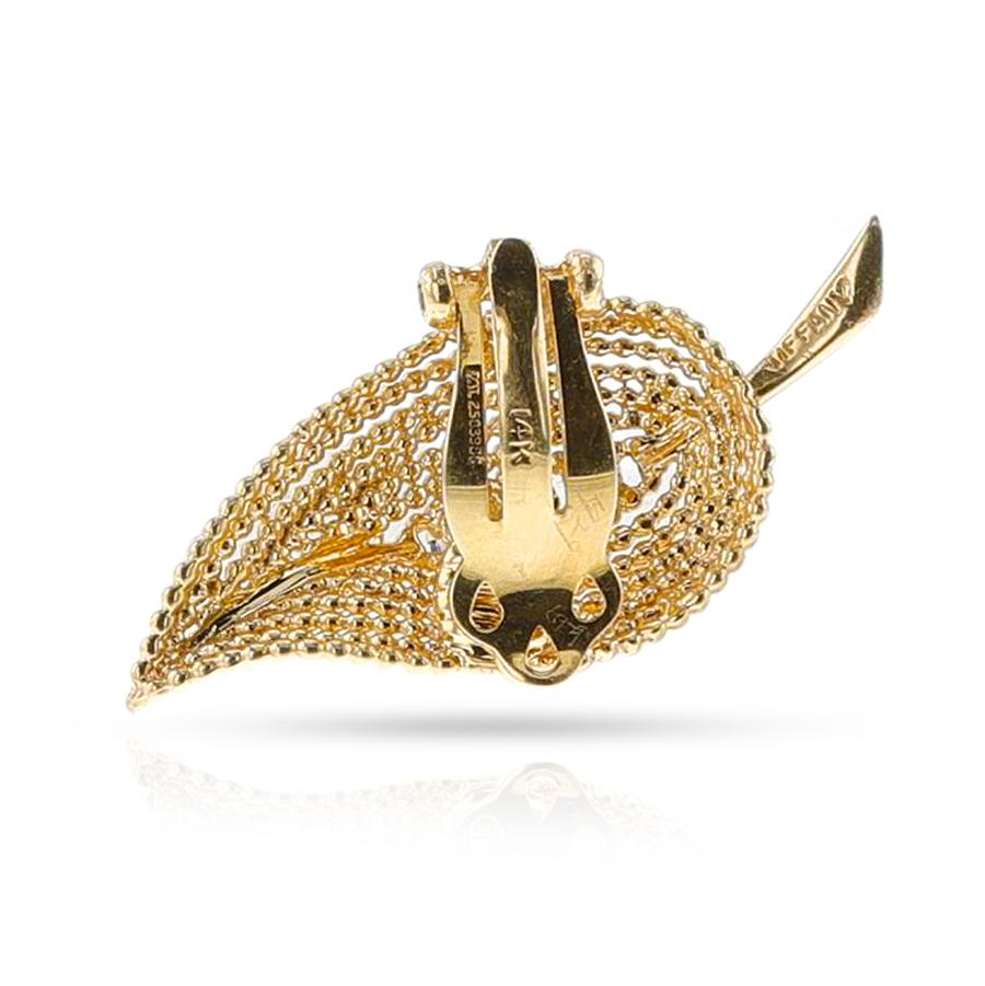 Tiffany & Co. Saphir-Blatt-Ohrringe, 18k 1