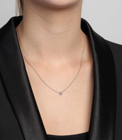 Tiffany & Co. Sapphire Platinum Colour by the Yard Pendant