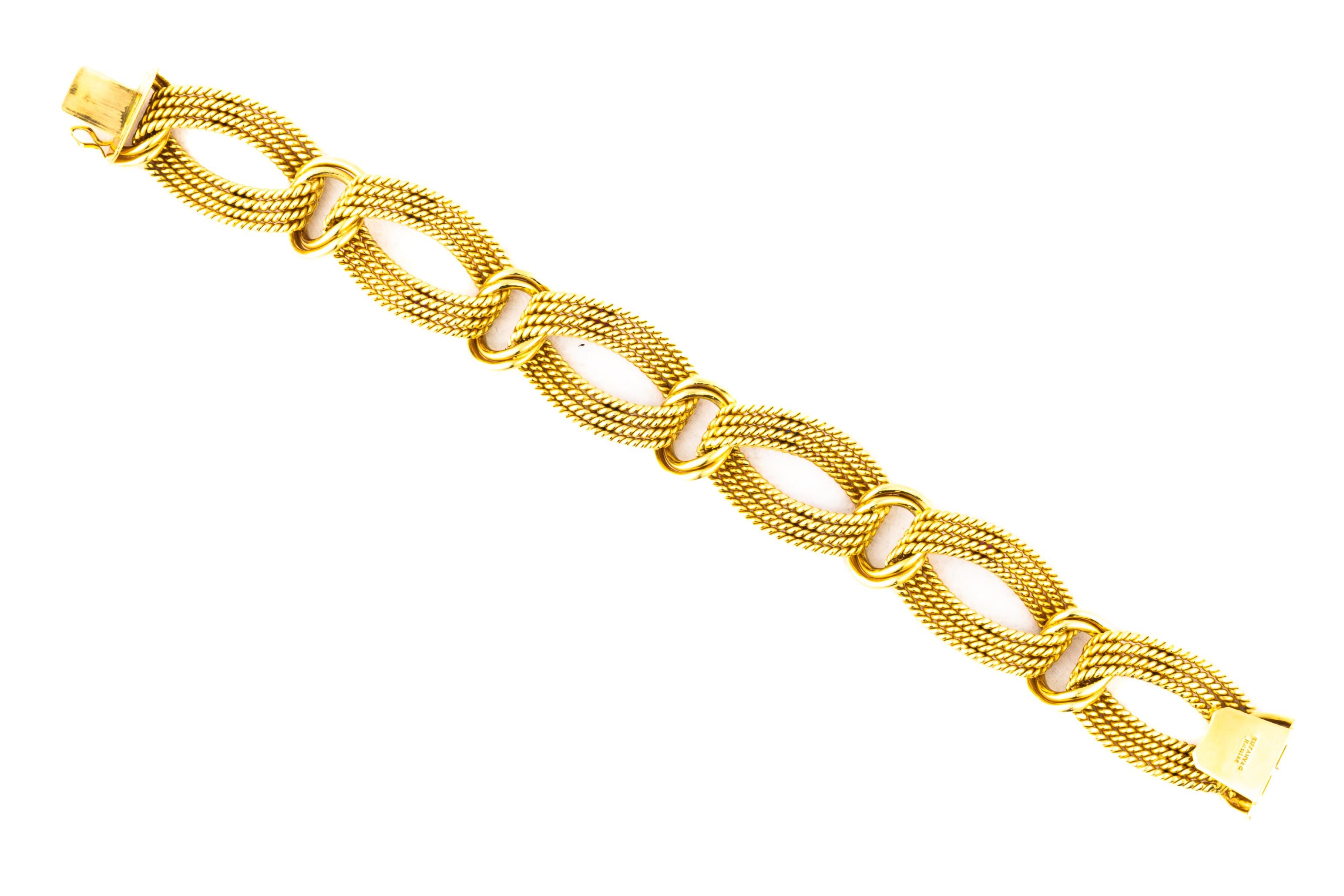 Tiffany & Co. Bracelet en or saphir et rubis Pour femmes en vente