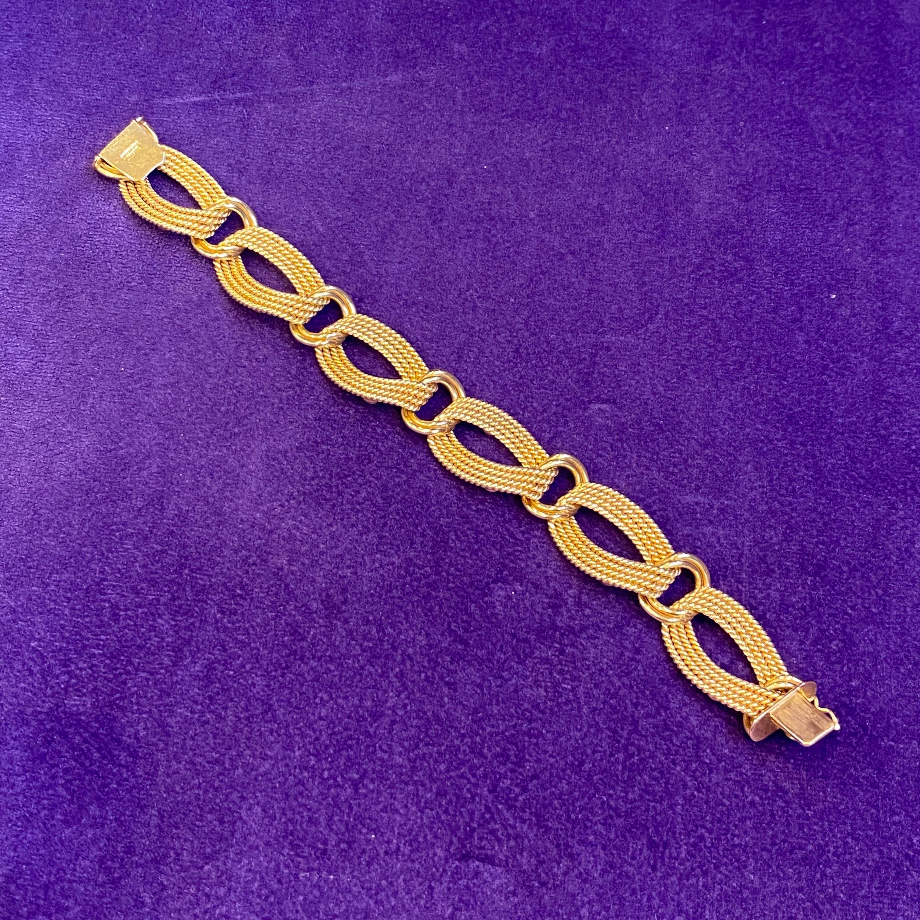 Tiffany & Co. Bracelet en or saphir et rubis  en vente 1