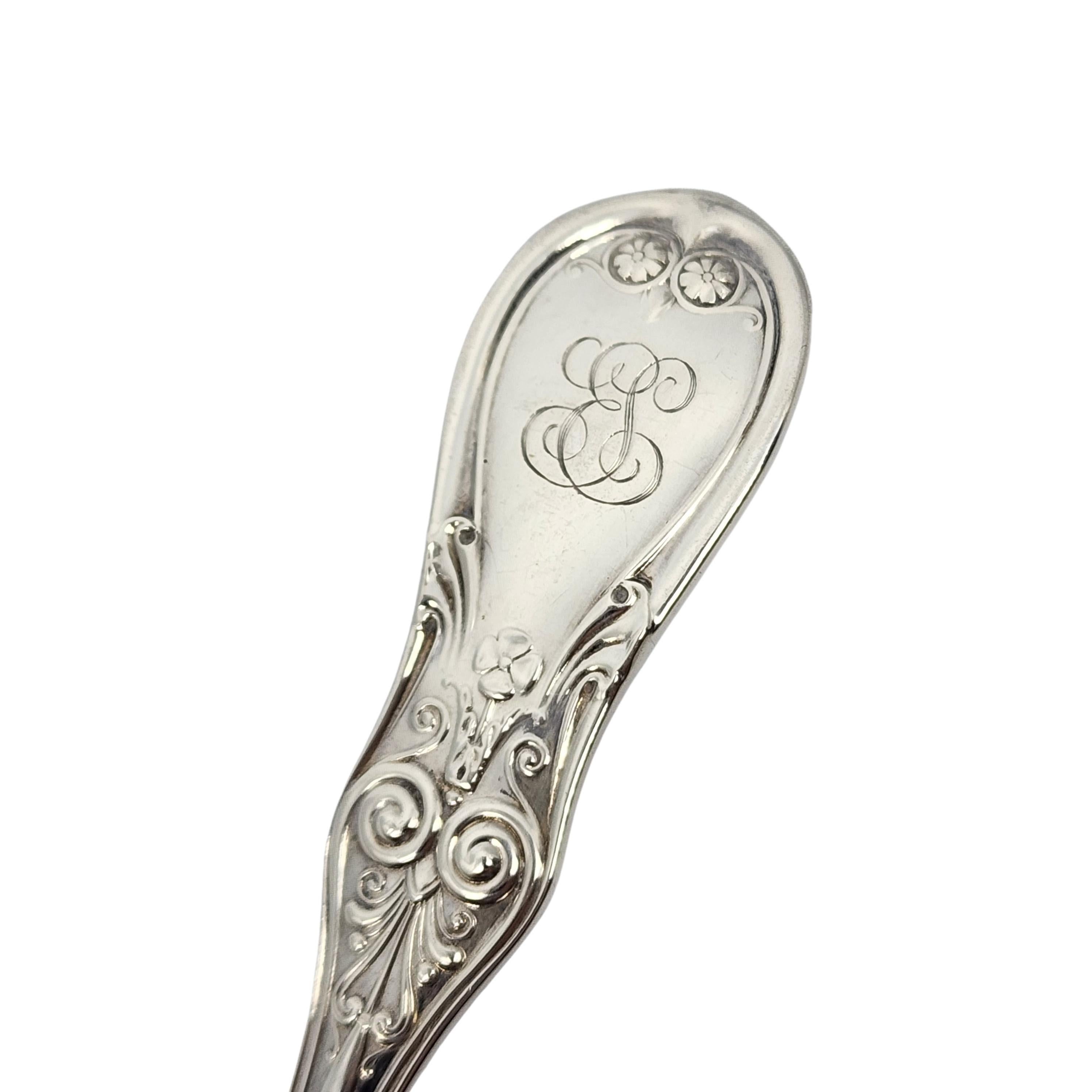 Tiffany & Co Saratoga/Cook/Kings Sterling Silver Master Butter Knife mono #15596 For Sale 4