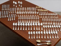 Tiffany & Co. Saratoga Sterling Silver Flatware Set - 129 Pieces