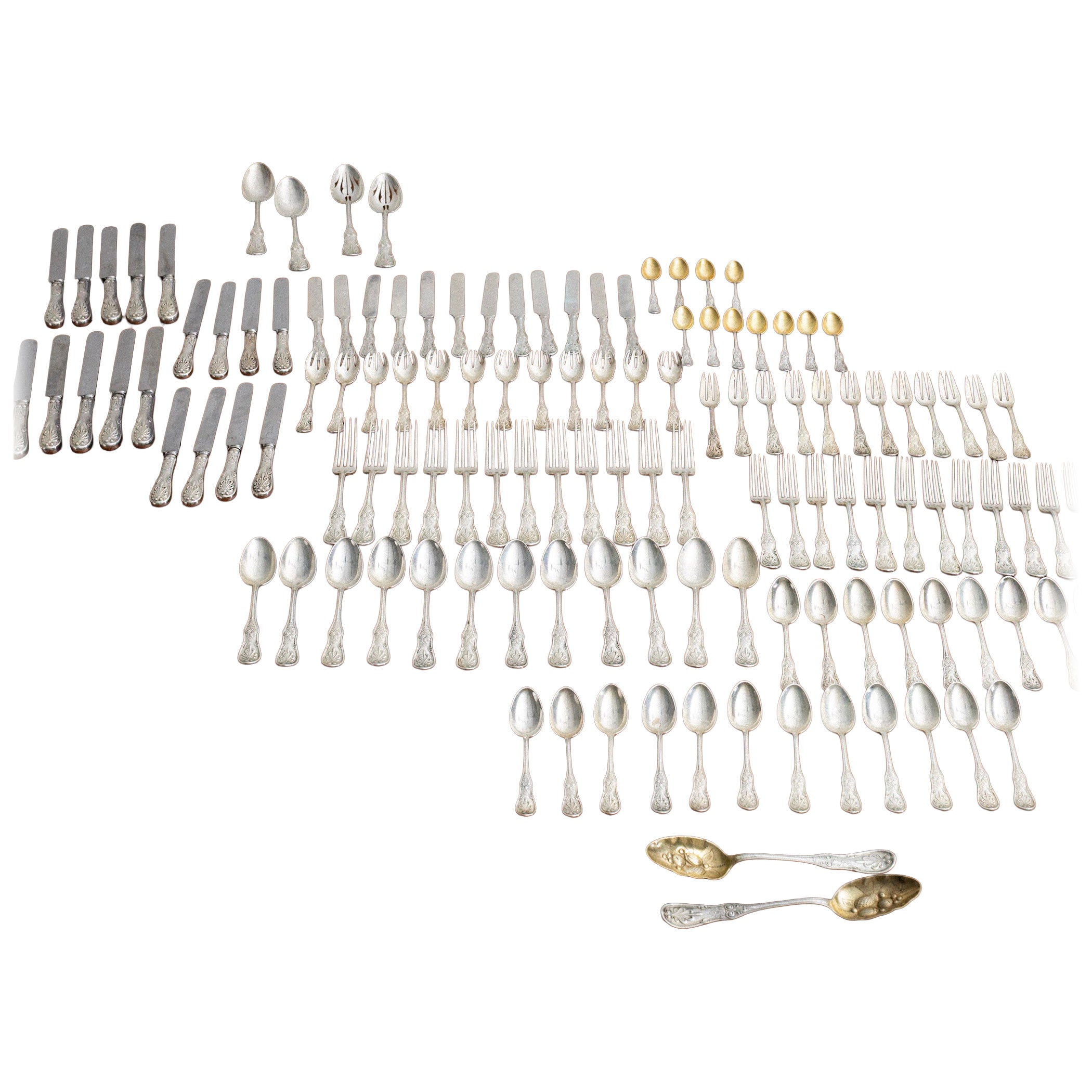 Tiffany & Co. Set di posate in argento Saratoga - 129 pezzi in vendita