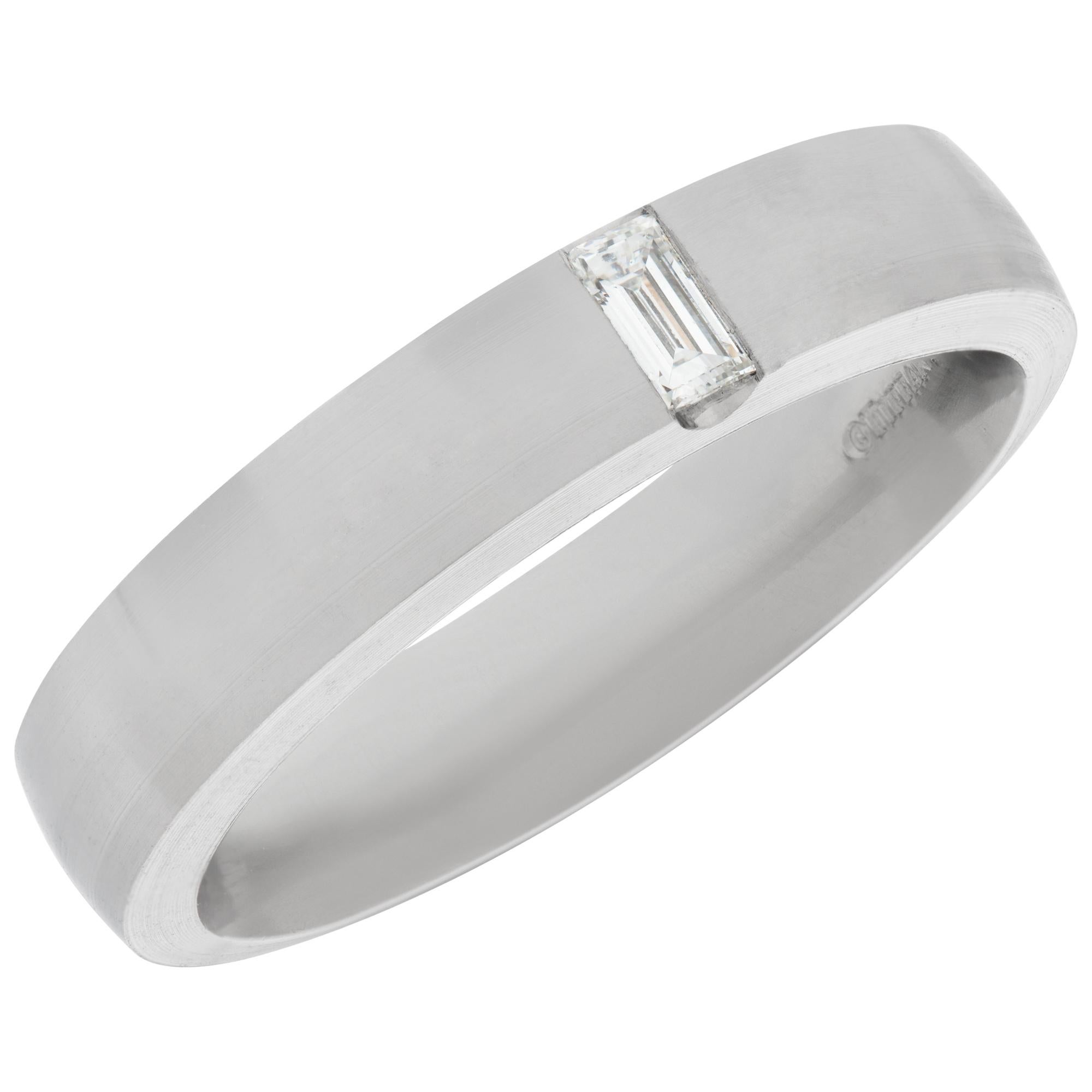 Tiffany & Co. Satinierter Platinring 1
