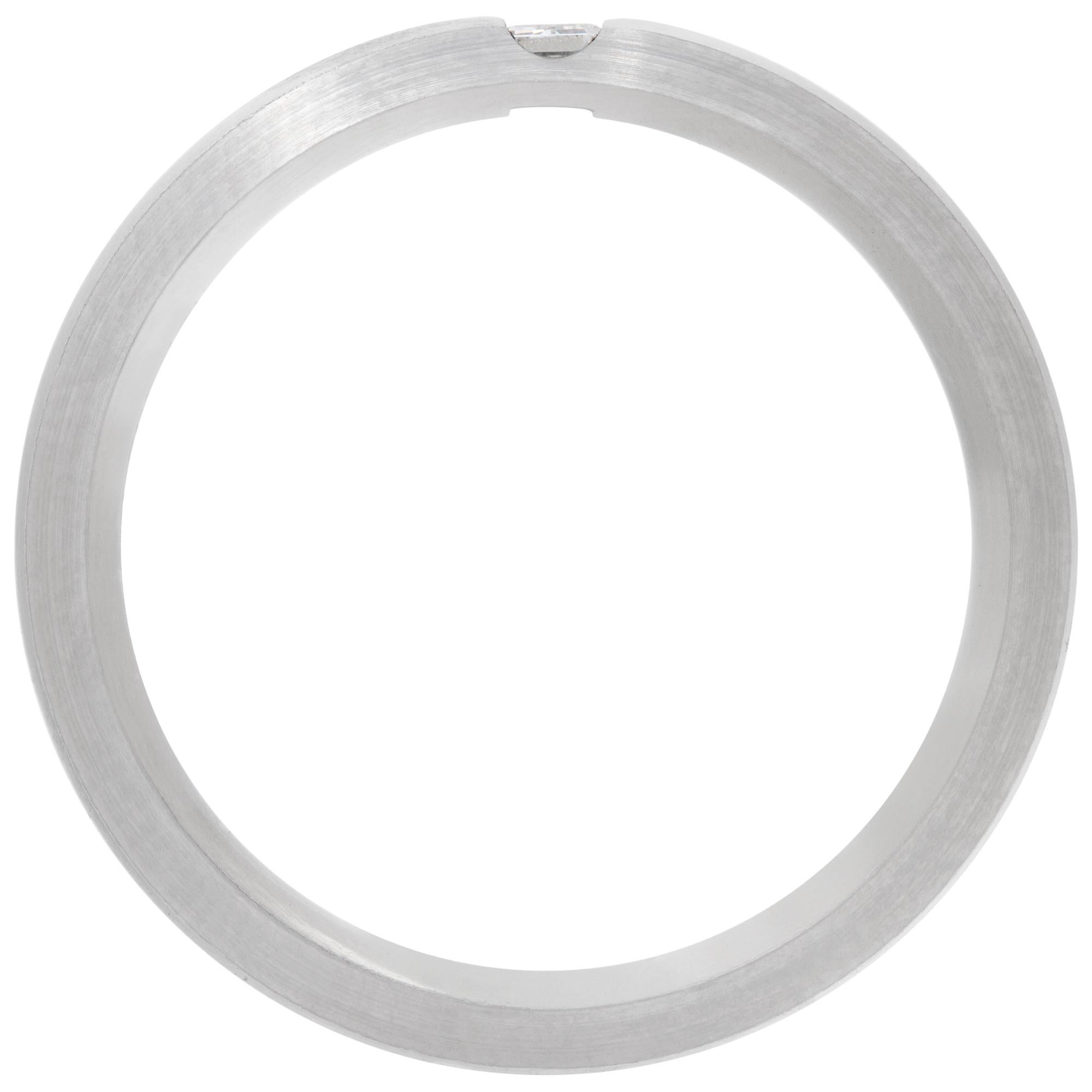 Tiffany & Co. Satinierter Platinring 2
