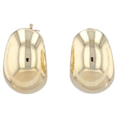 Tiffany & Co Statement-Ohrringe mit Wellenschliff aus 18k Gelbgold, nicht verdeckt, Clip-On