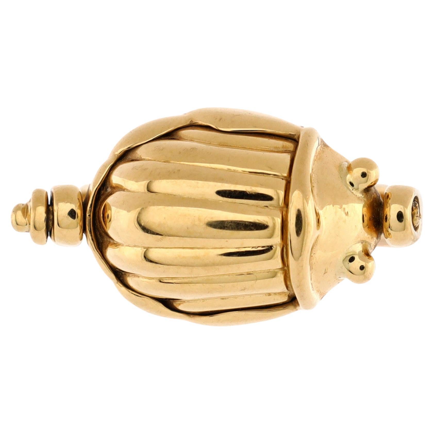 Tiffany & Co. Scarab Ring 18K Yellow Gold For Sale