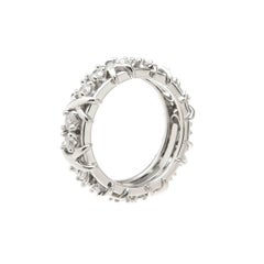 Tiffany & Co. Schlumberger 16 Diamond Iconic X Band Ring