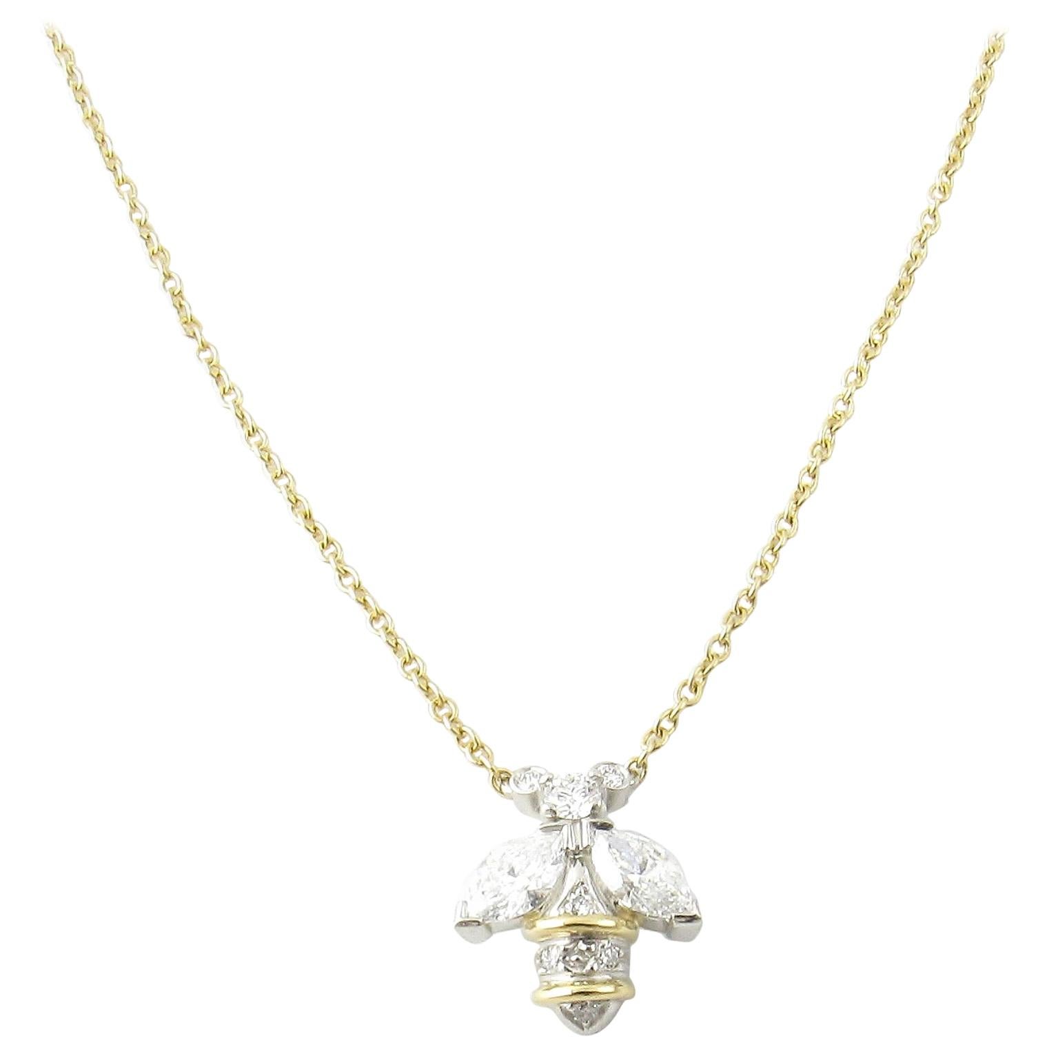 Tiffany Bee Necklace in Labradorite – Waffles & Honey Jewelry