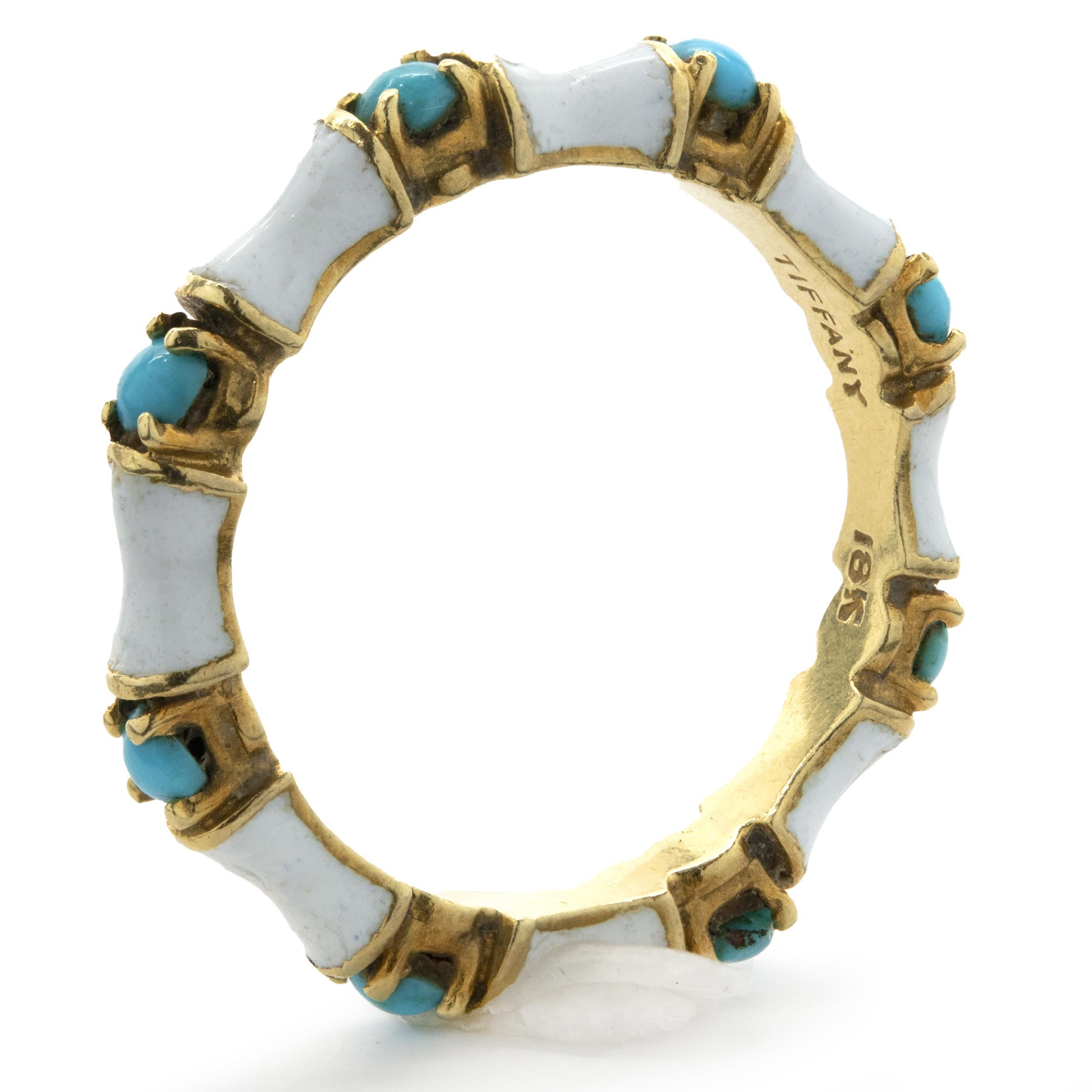 Designer: Tiffany & Co. / Sclumberger
Material: 18K yellow gold
Dimensions: band measures 3.5mm wide
Size: 8
Weight: 4.09 grams
