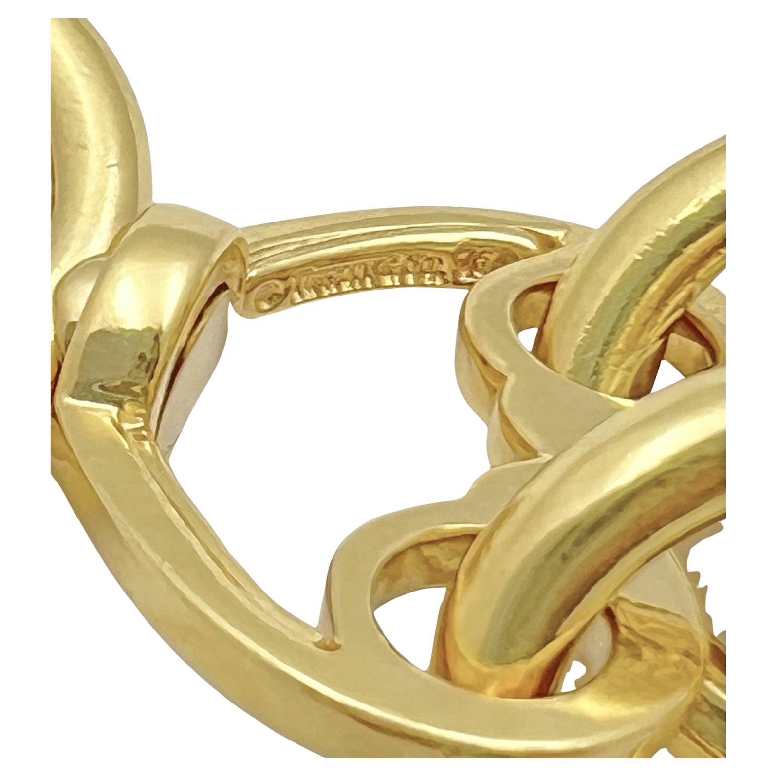 Femenino o masculino Pulsera giratoria Toro Tiffany Schlumberger de oro amarillo de 18 quilates en venta