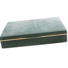 Tiffany & Co. Schlumberger 18K Gold Leather Box