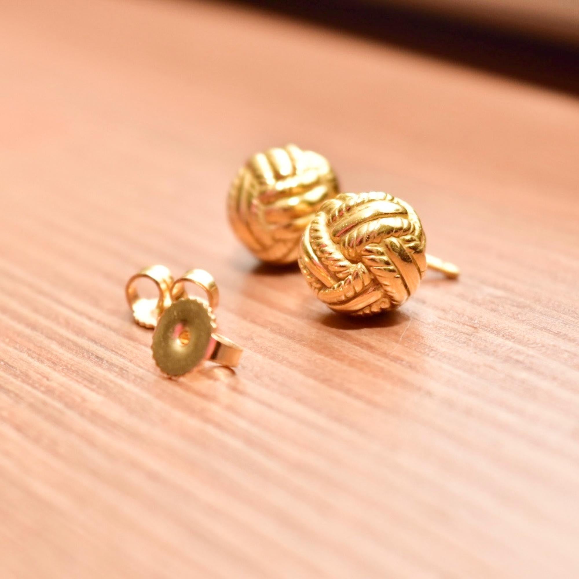 jackie o button earrings