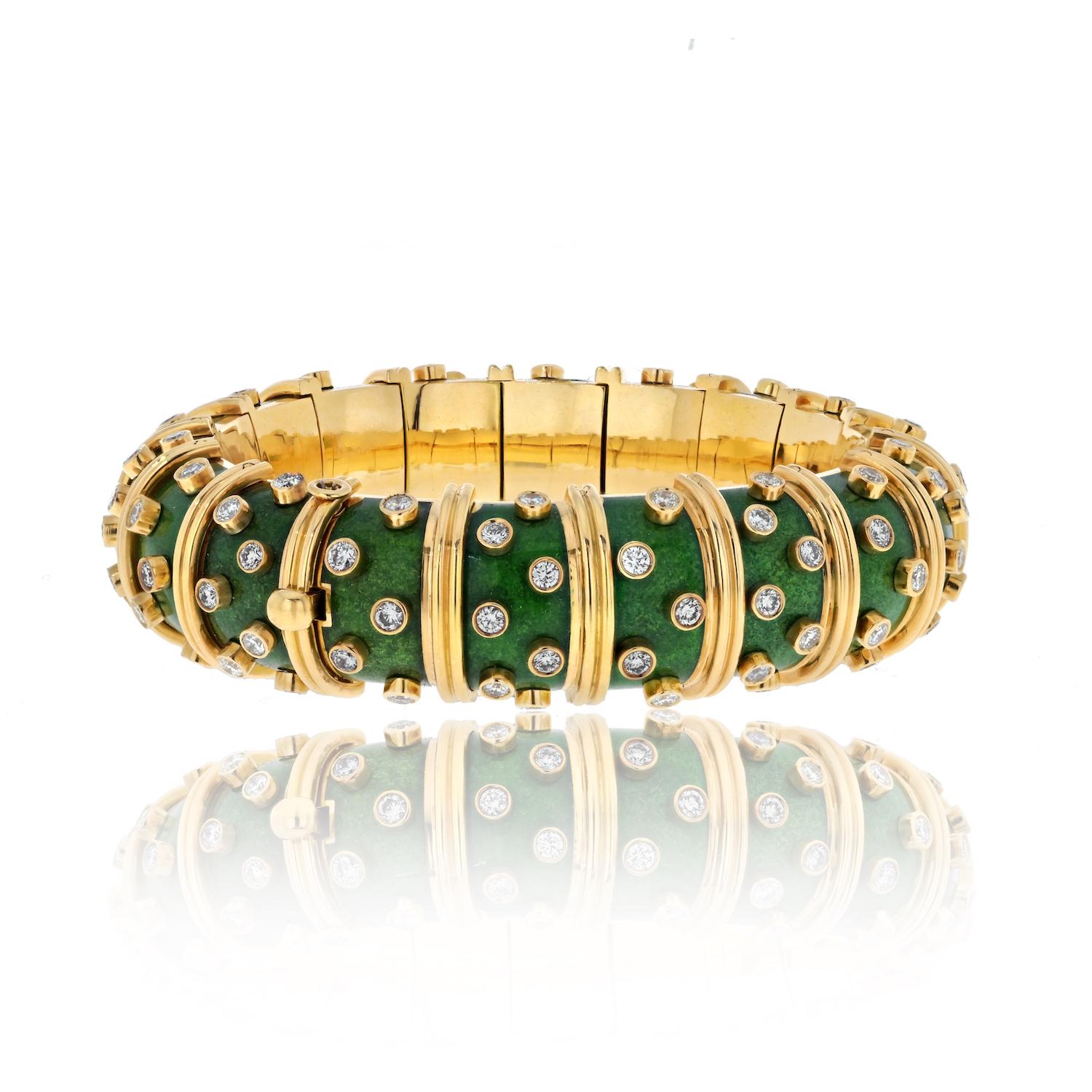 tiffany green bracelet