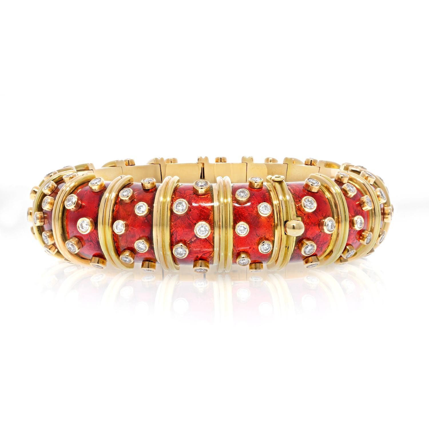 tiffany red bracelet