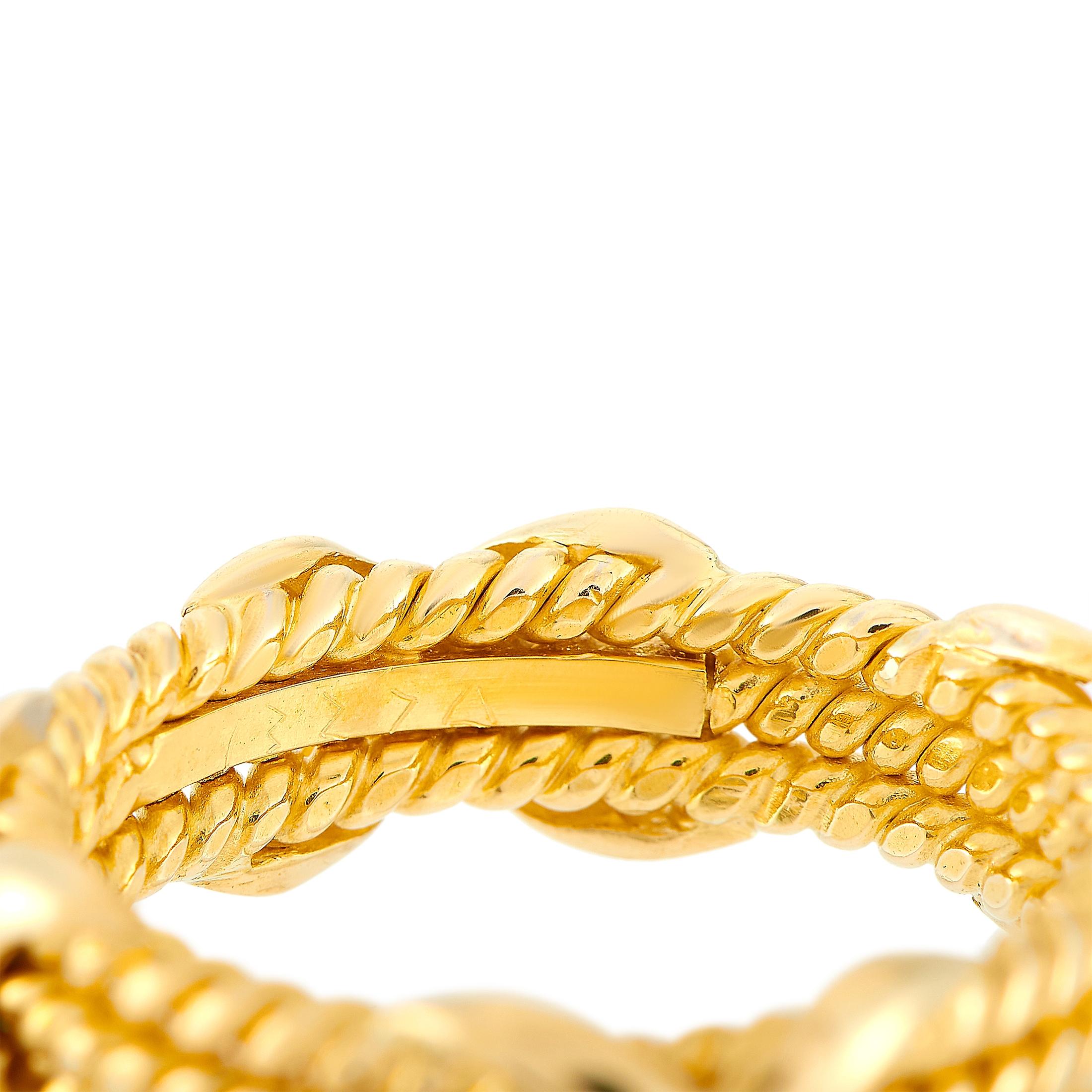 Tiffany & Co. Schlumberger 18 Karat Yellow Gold Ring 2
